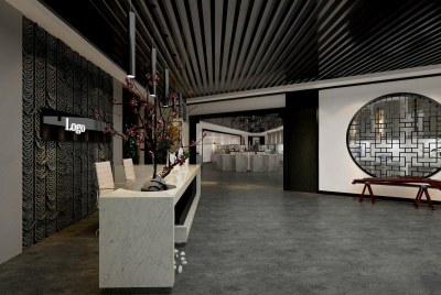 新中式陶瓷博物馆3D模型下载